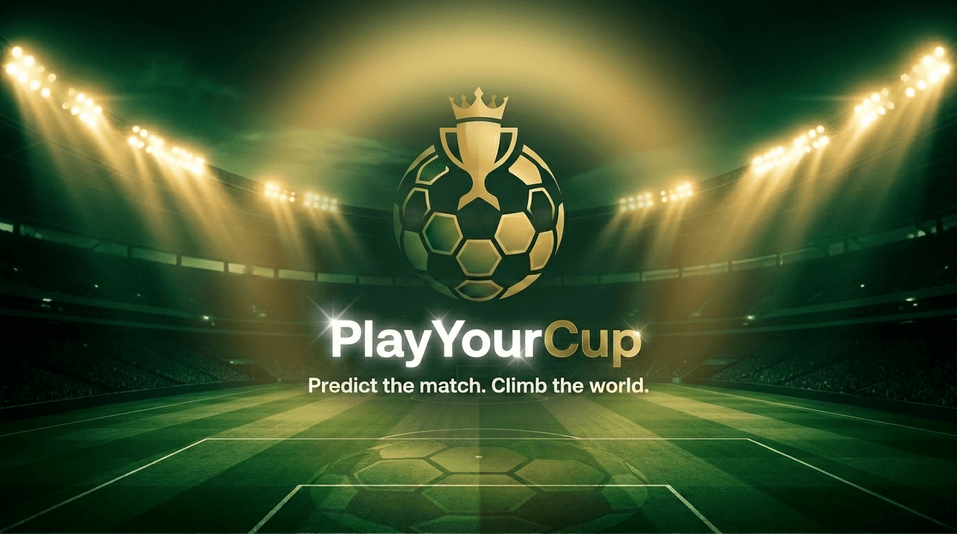 PlayYourCup — Predict the match. Climb the world.